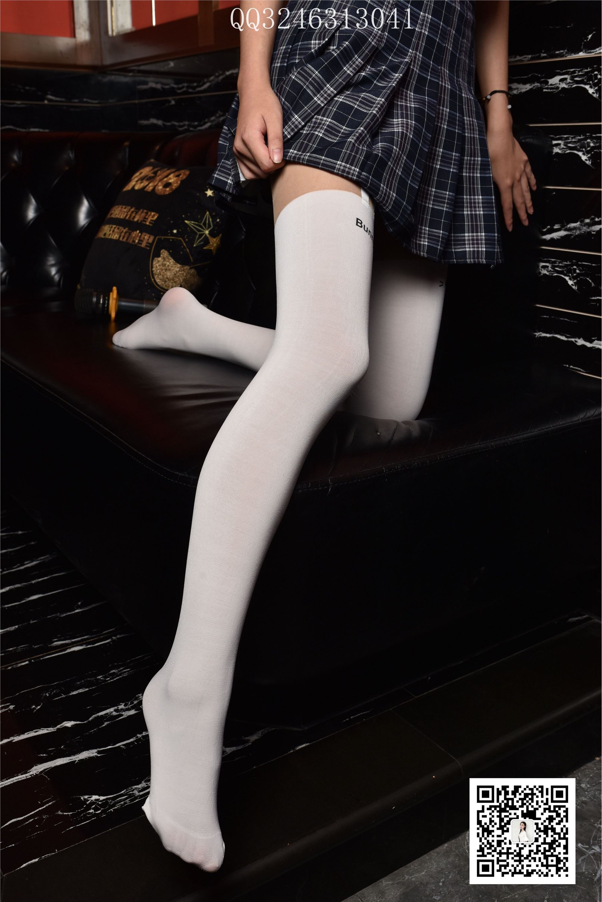 大生模拍 No.088 可爱拼接裤袜